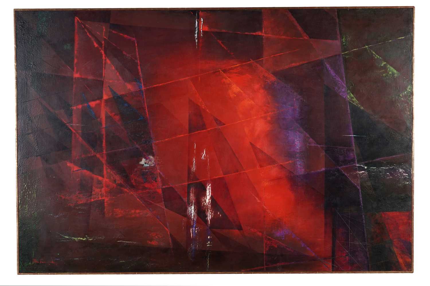Lot 539 - John Tunnard - Holocaust | oil and tempera