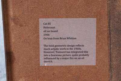 Lot 539 - John Tunnard - Holocaust | oil and tempera