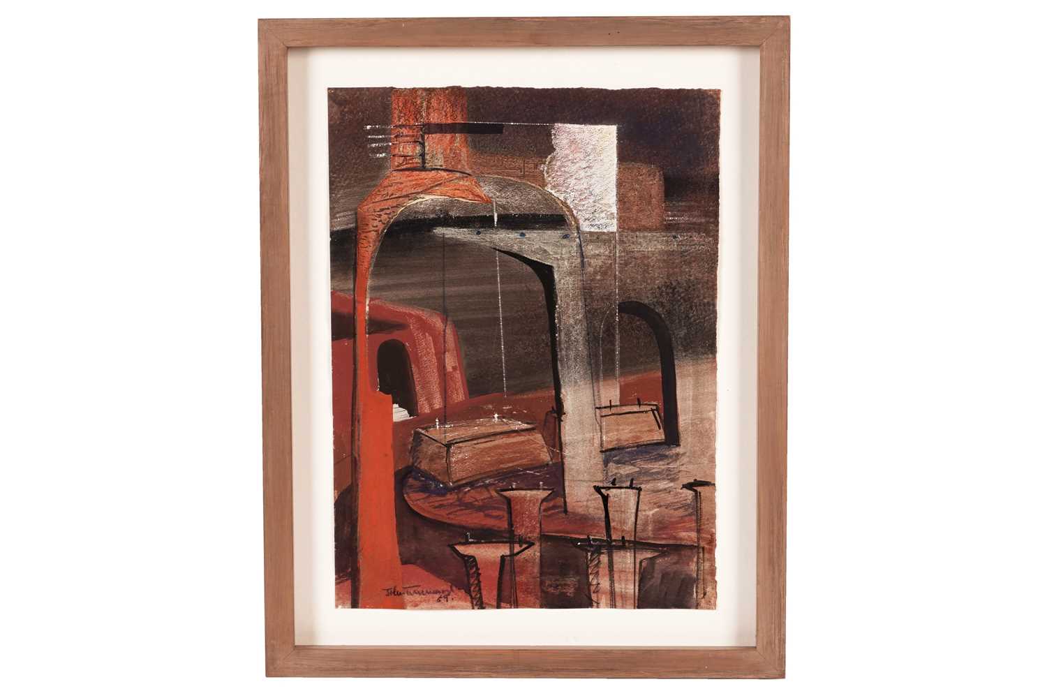 Lot 502 - John Tunnard - Part Drawing for The Levant Mine | mixed media