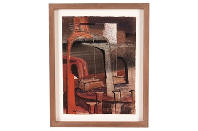 Lot John Tunnard - Part Drawing for The Levant Mine | mixed media