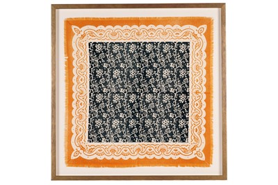 Lot John Tunnard - Imprint scarf | hand blocked on wool