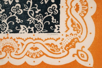 Lot 554 - John Tunnard - Imprint scarf | hand blocked on wool