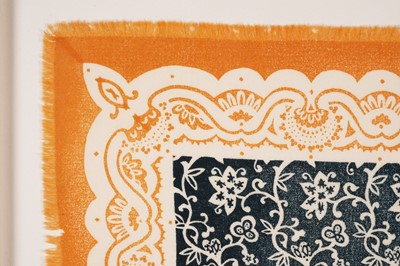 Lot 554 - John Tunnard - Imprint scarf | hand blocked on wool