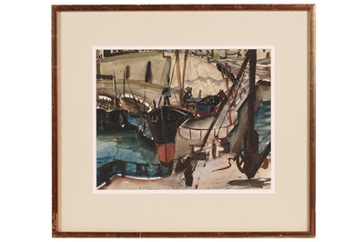 Lot 538 - John Tunnard - Harbour | watercolour