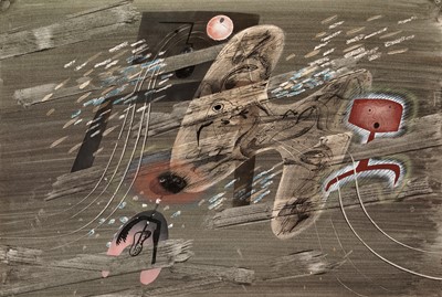 Lot 527 - John Tunnard - Sprites | watercolour and gouache