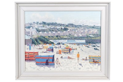 Lot Douglas Hill - Porthmeor Beach | oil