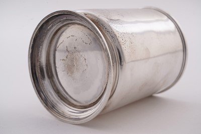 Lot 6 - A George V silver mug