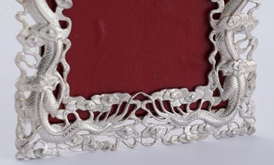 Lot 36 - A pair of late 19th Century Chinese silver photograph frames