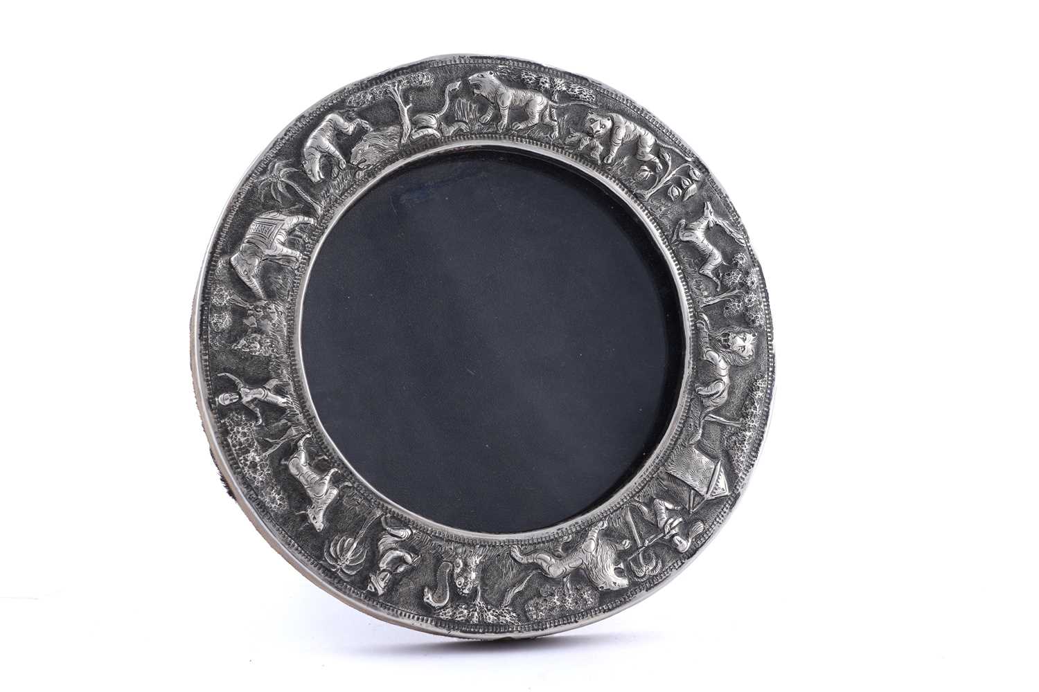 Lot 32 - A late 19th Century Indian silver mounted photograph frame