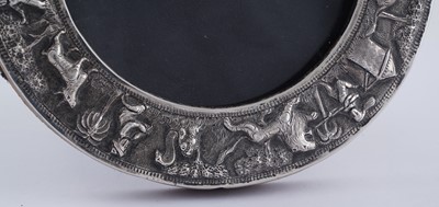 Lot 32 - A late 19th Century Indian silver mounted photograph frame
