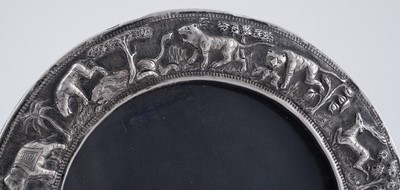 Lot 32 - A late 19th Century Indian silver mounted photograph frame