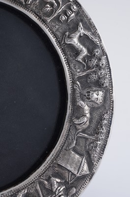 Lot 32 - A late 19th Century Indian silver mounted photograph frame