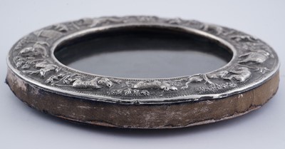 Lot 32 - A late 19th Century Indian silver mounted photograph frame