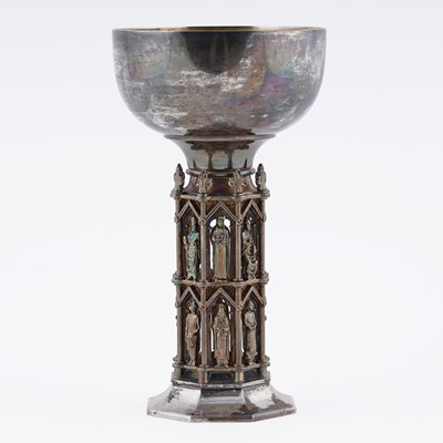 Lot 22 - An Elizabeth II limited edition silver and parcel gilt goblet