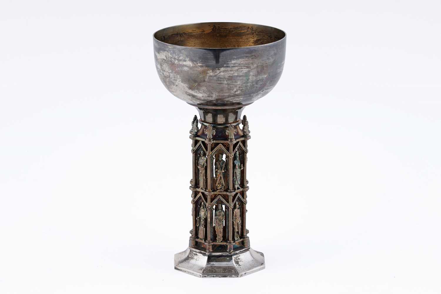 Lot 22 - An Elizabeth II limited edition silver and parcel gilt goblet