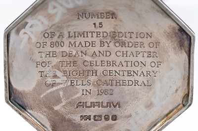 Lot 22 - An Elizabeth II limited edition silver and parcel gilt goblet