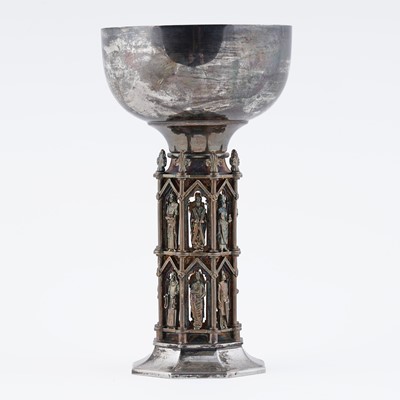 Lot 22 - An Elizabeth II limited edition silver and parcel gilt goblet
