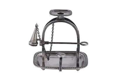 Lot 78 - An Edwardian/George V silver wax jack