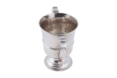 Lot 81 - A late George II silver two handled cup