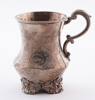 Lot 99 - A Victorian silver Christening mug