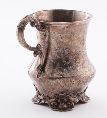Lot 99 - A Victorian silver Christening mug