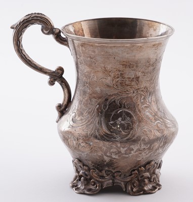 Lot 99 - A Victorian silver Christening mug