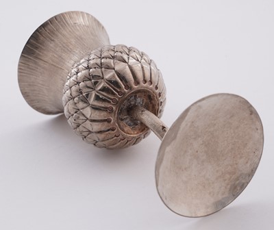 Lot 100 - A late Victorian Scottish silver tot cup