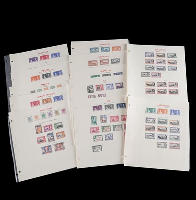 Lot 431 - George VI Commonwealth definitive, Victory and Silver Wedding issues