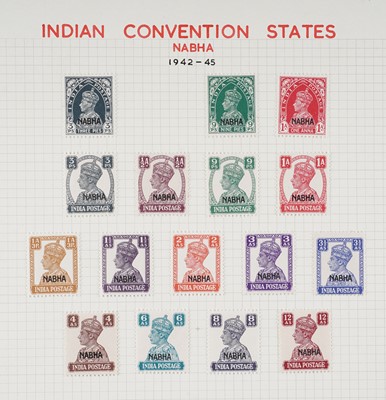Lot 435 - Indian Convention States George VI definitives