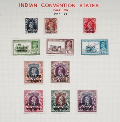 Lot 435 - Indian Convention States George VI definitives