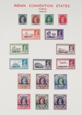 Lot 435 - Indian Convention States George VI definitives