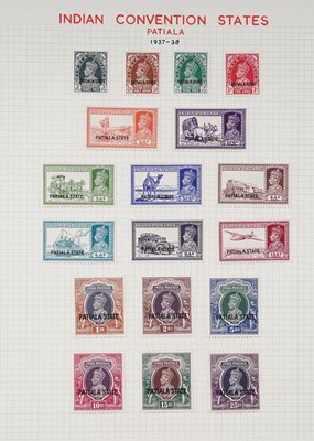 Lot 435 - Indian Convention States George VI definitives