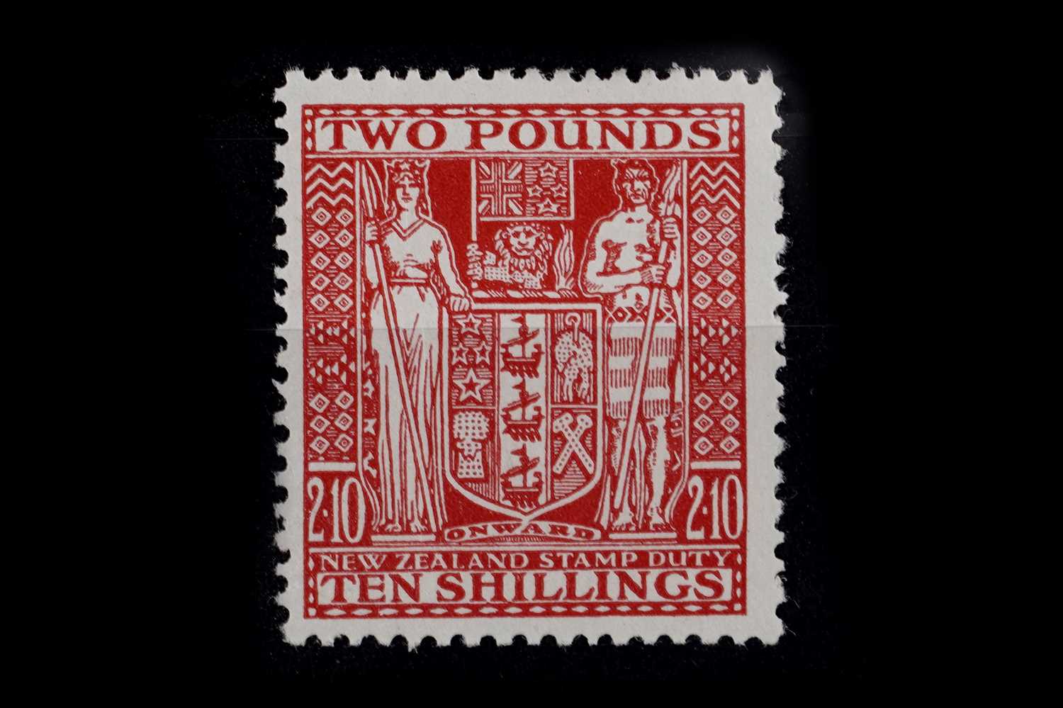 Lot 439 - Commonwealth stamps: New Zealand fiscal George VI 1946 £2 10s.