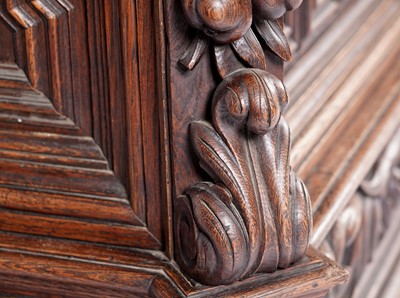 Lot 1063 - A 19th Century Northern European carved oak cabinet