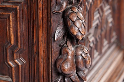 Lot 1063 - A 19th Century Northern European carved oak cabinet