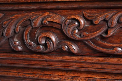 Lot 1063 - A 19th Century Northern European carved oak cabinet