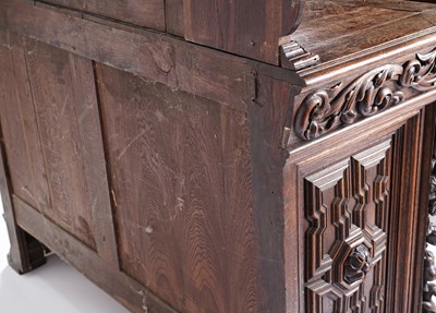 Lot 1063 - A 19th Century Northern European carved oak cabinet