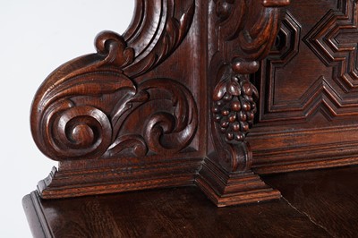 Lot 1063 - A 19th Century Northern European carved oak cabinet