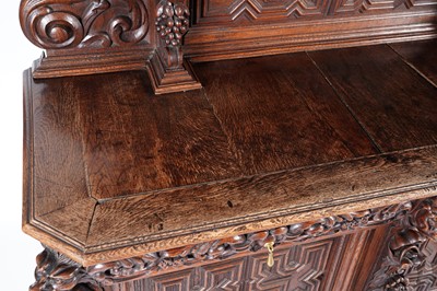Lot 1063 - A 19th Century Northern European carved oak cabinet