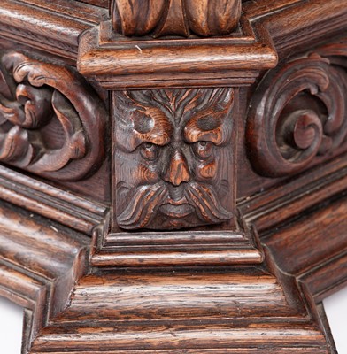 Lot 1063 - A 19th Century Northern European carved oak cabinet