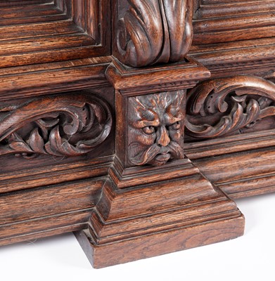 Lot 1063 - A 19th Century Northern European carved oak cabinet