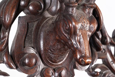 Lot 1063 - A 19th Century Northern European carved oak cabinet
