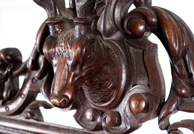 Lot 1063 - A 19th Century Northern European carved oak cabinet