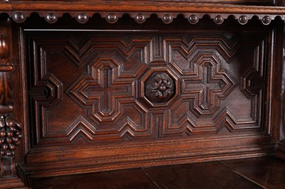 Lot 1063 - A 19th Century Northern European carved oak cabinet