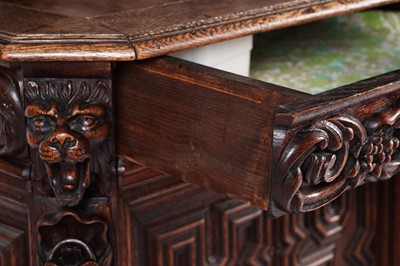 Lot 1063 - A 19th Century Northern European carved oak cabinet