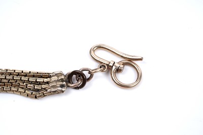 Lot 39 - A gold box-link multi-chain necklace