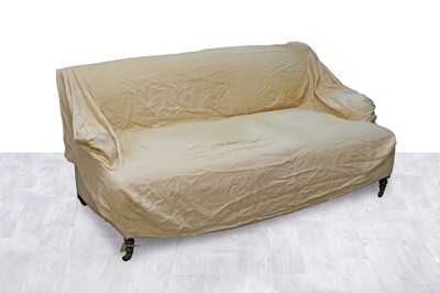 Lot 2 - In the style of Howard & Sons: a pair of substantial sofas