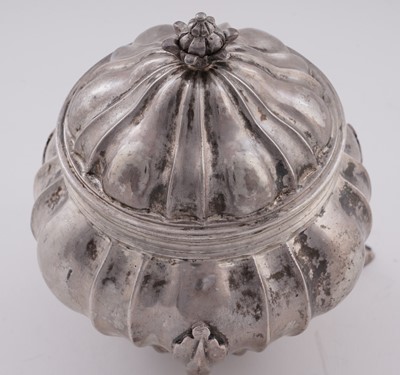 Lot 49 - A mid-18th Century Maltese silver sugar bowl