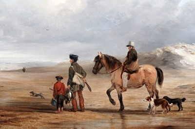 Lot 223 - Frederick Richard Lee - A Distant View of Dunbar Castle | oil