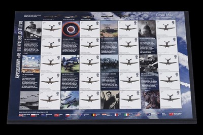 Lot 413 - A selection of Royal Mail 1st class Smilers, and mini-sheets